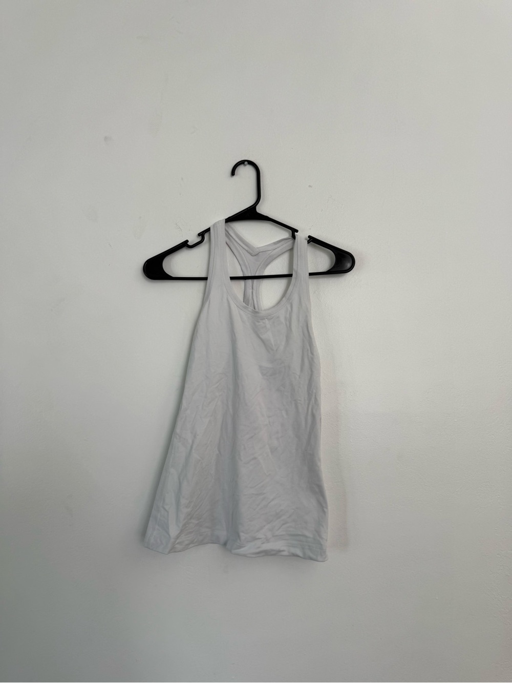 Women's White Racerback Tank Top